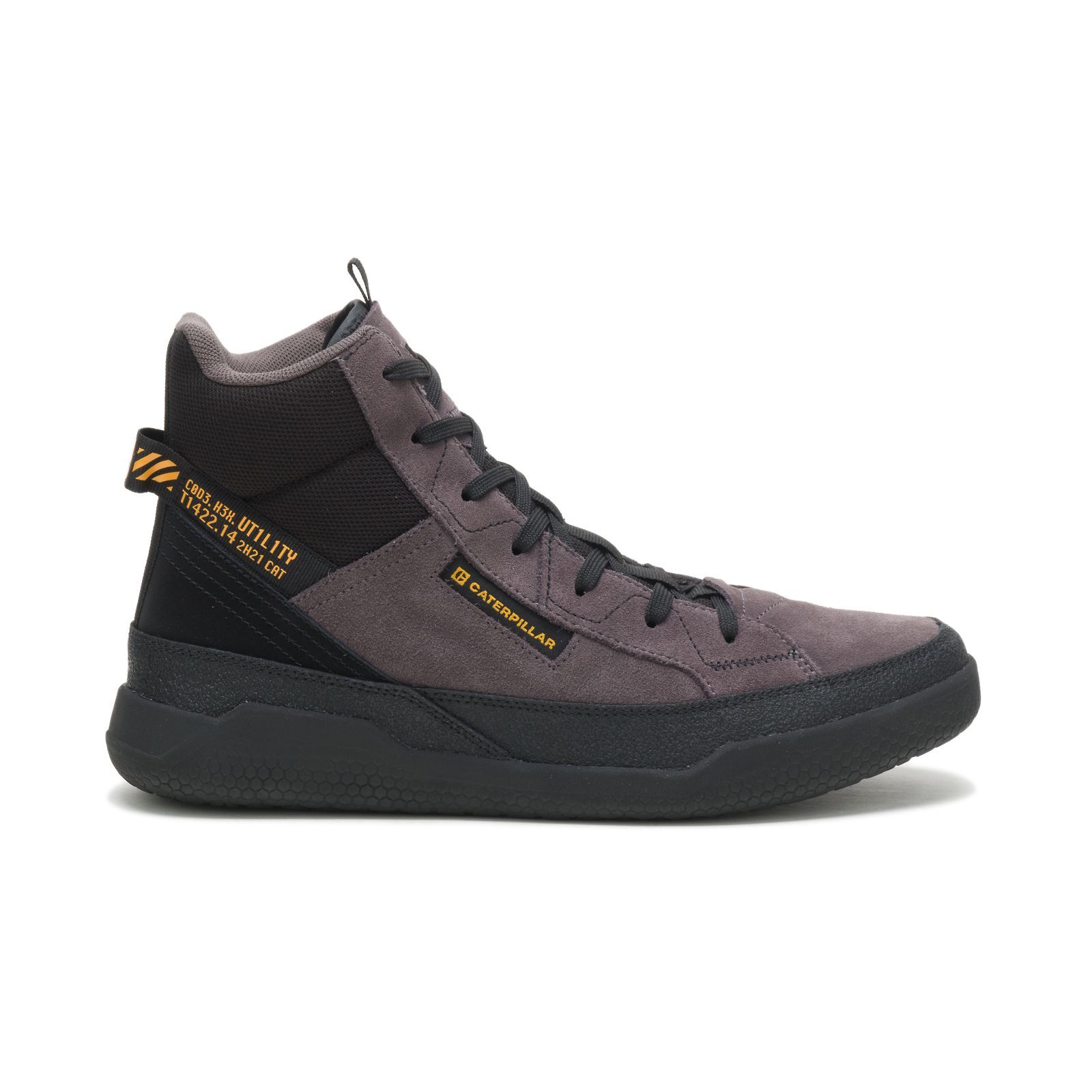 Men's Caterpillar Code Hex Hi Utility Trainers Black Ireland CWKX60357